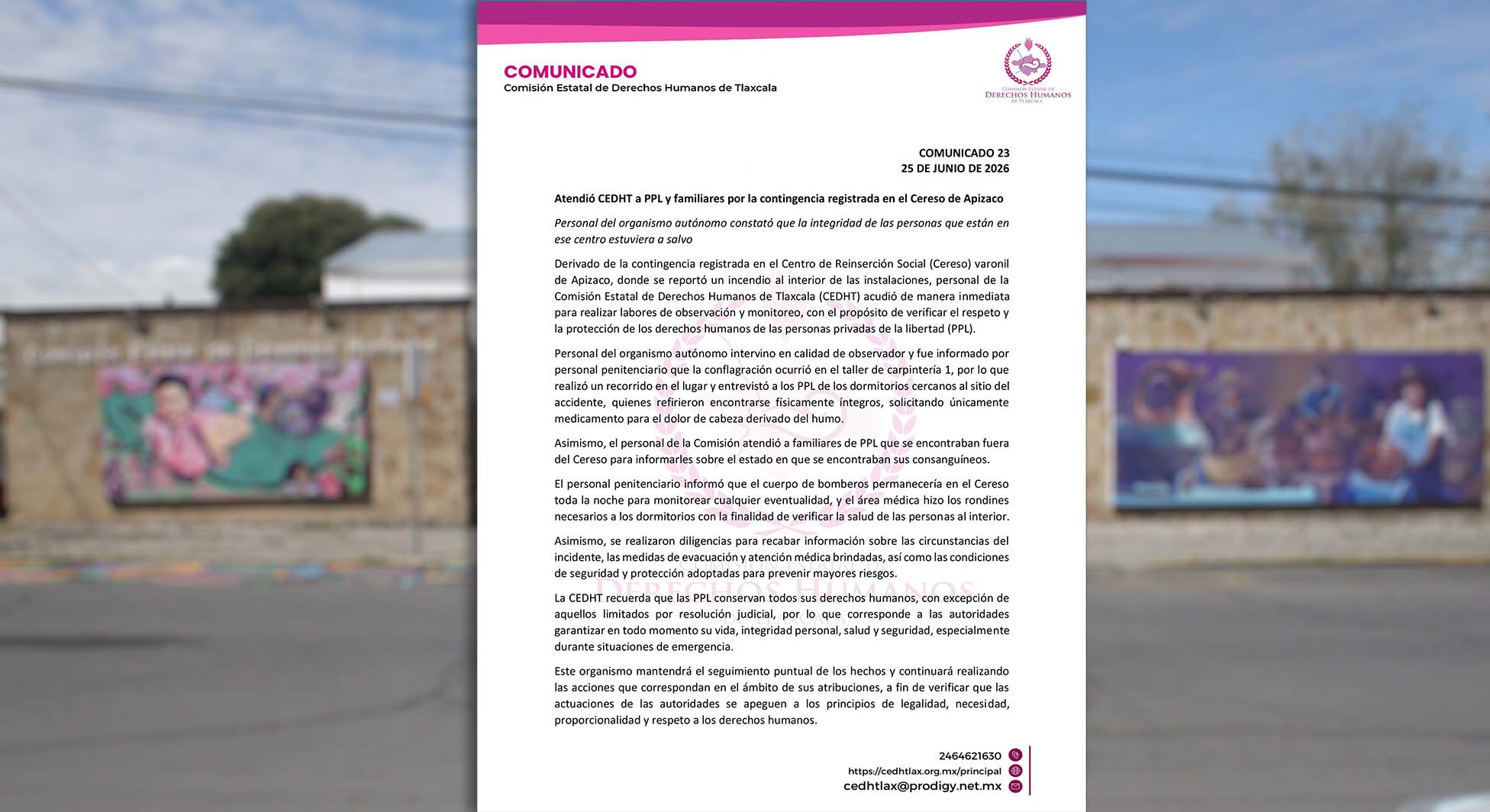 Imagen comunicado