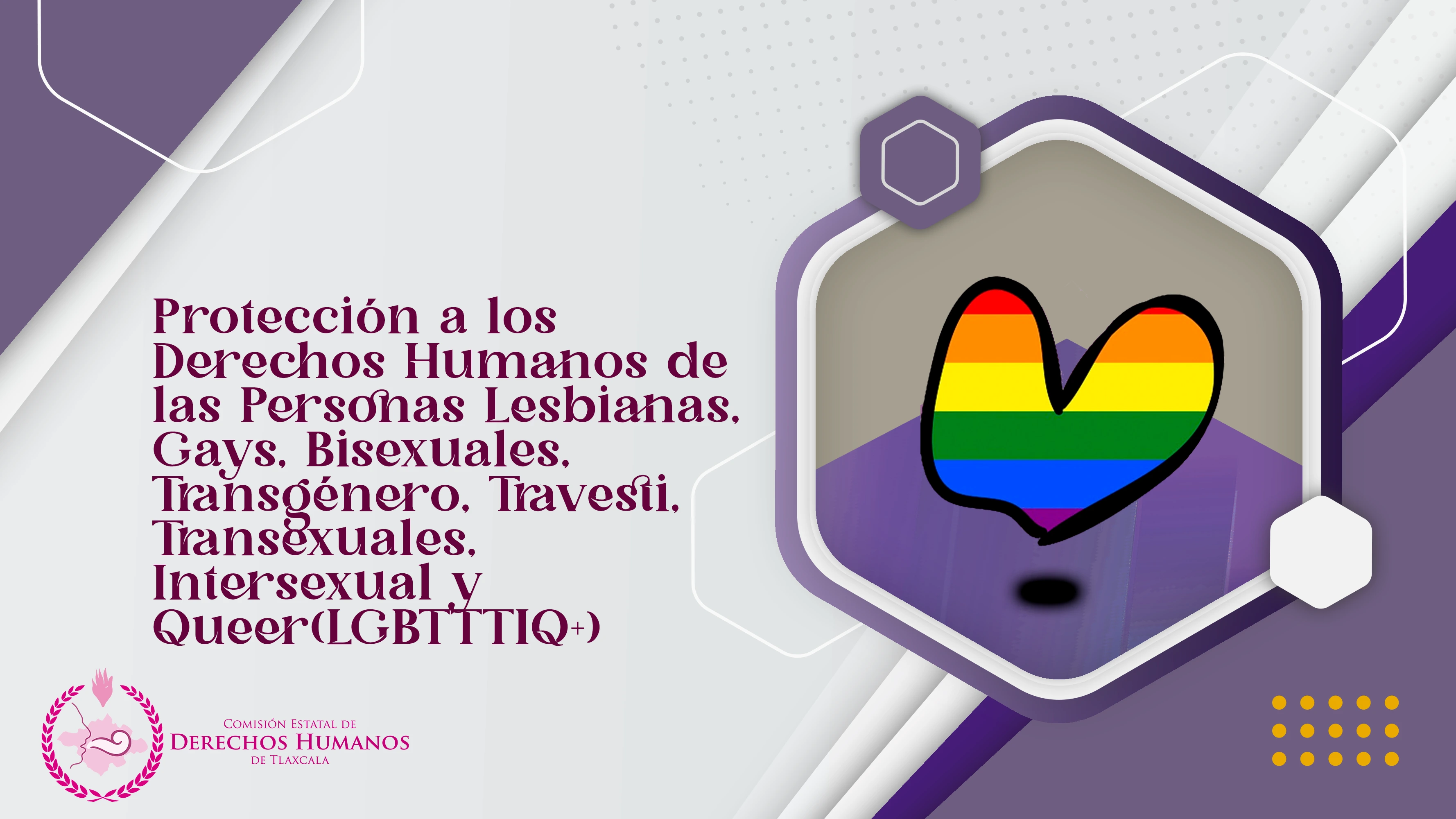 Protección a los Derechos Humanos de las Personas Lesbianas, Gays, Bisexuales, Transgénero, Travesti, Transexuales, Intersexual y Queer(LGBTTTIQ+)
